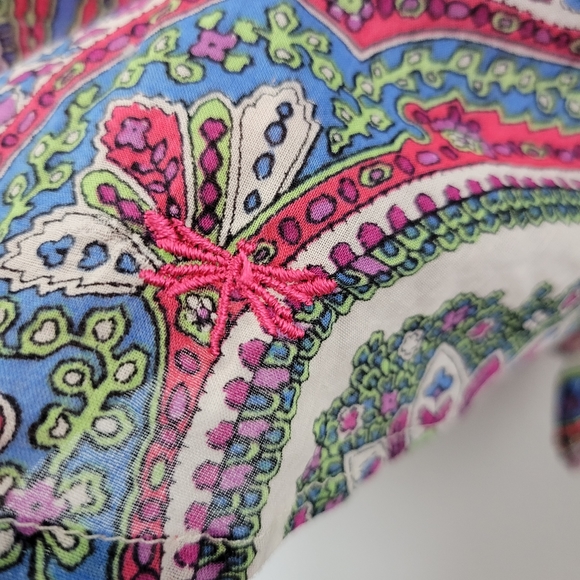 Talbots Floral And Paisley Light Weight Button Shirt Size Medium Petite - Picture 7 of 12